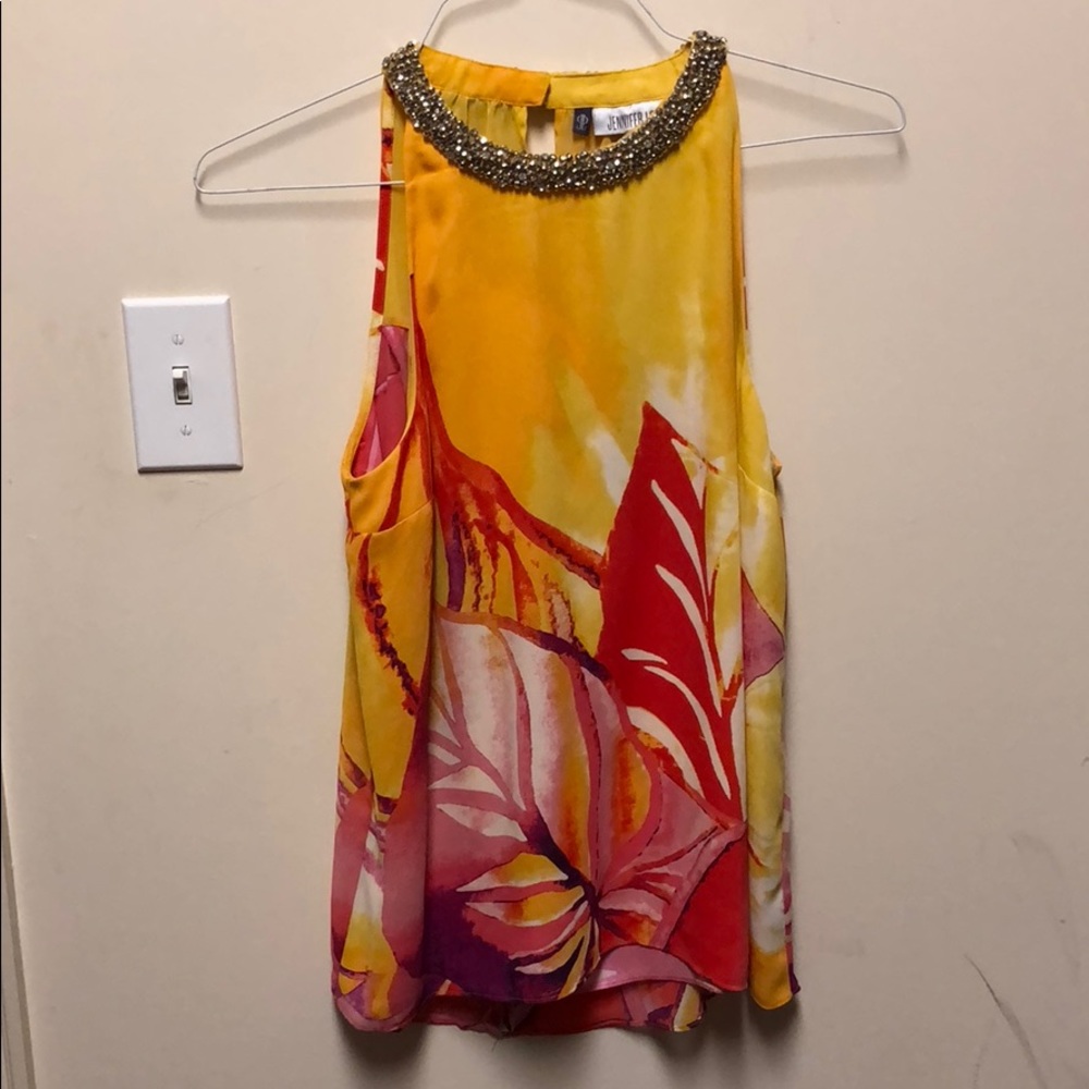 Open back fashion tank